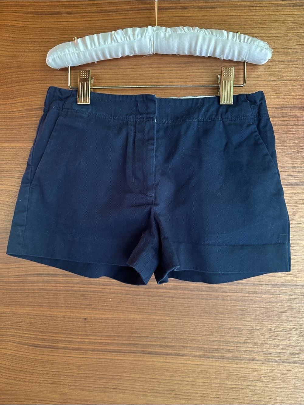 J. Crew Crewcuts Navy Cotton Chino Shorts, Girls 8